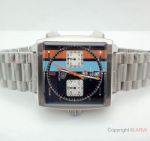 Tag Heuer Monaco Quartz Calibre 12 Replica Watch Stainless Steel Blue Red Dial